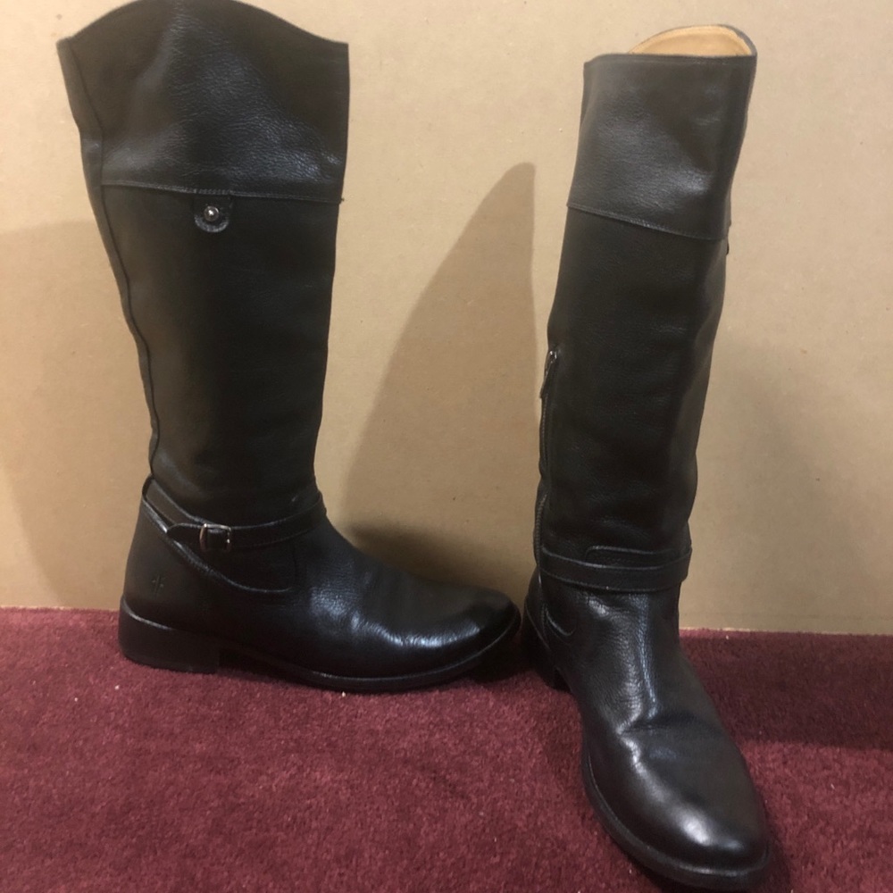 Frye’s Black Melissa Boots